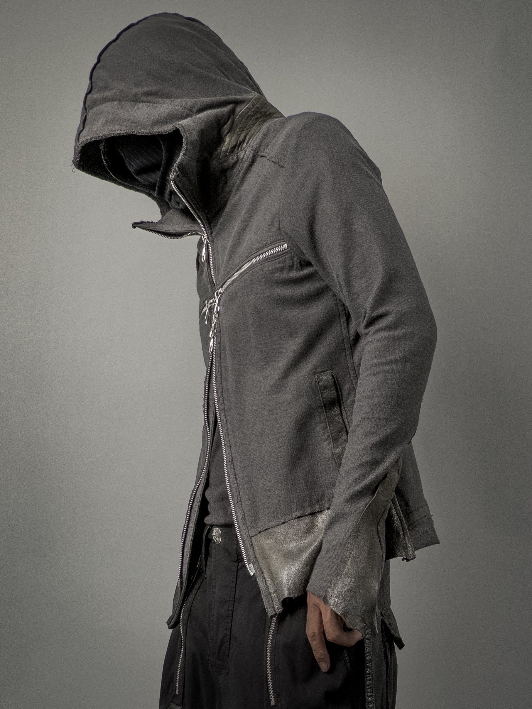 B. Terry Hoodie Gray - Image 3