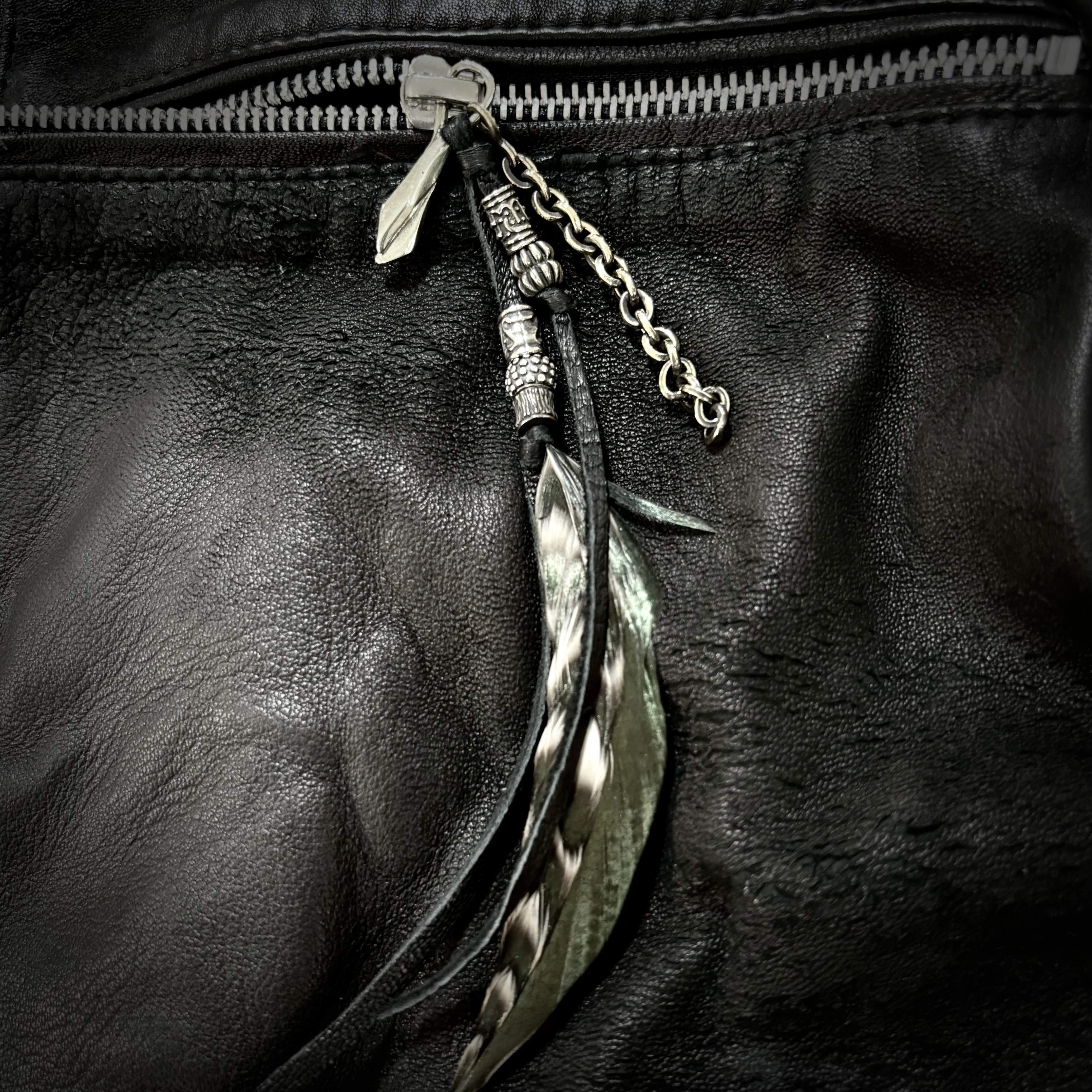 Feather, Beads, & Tassels