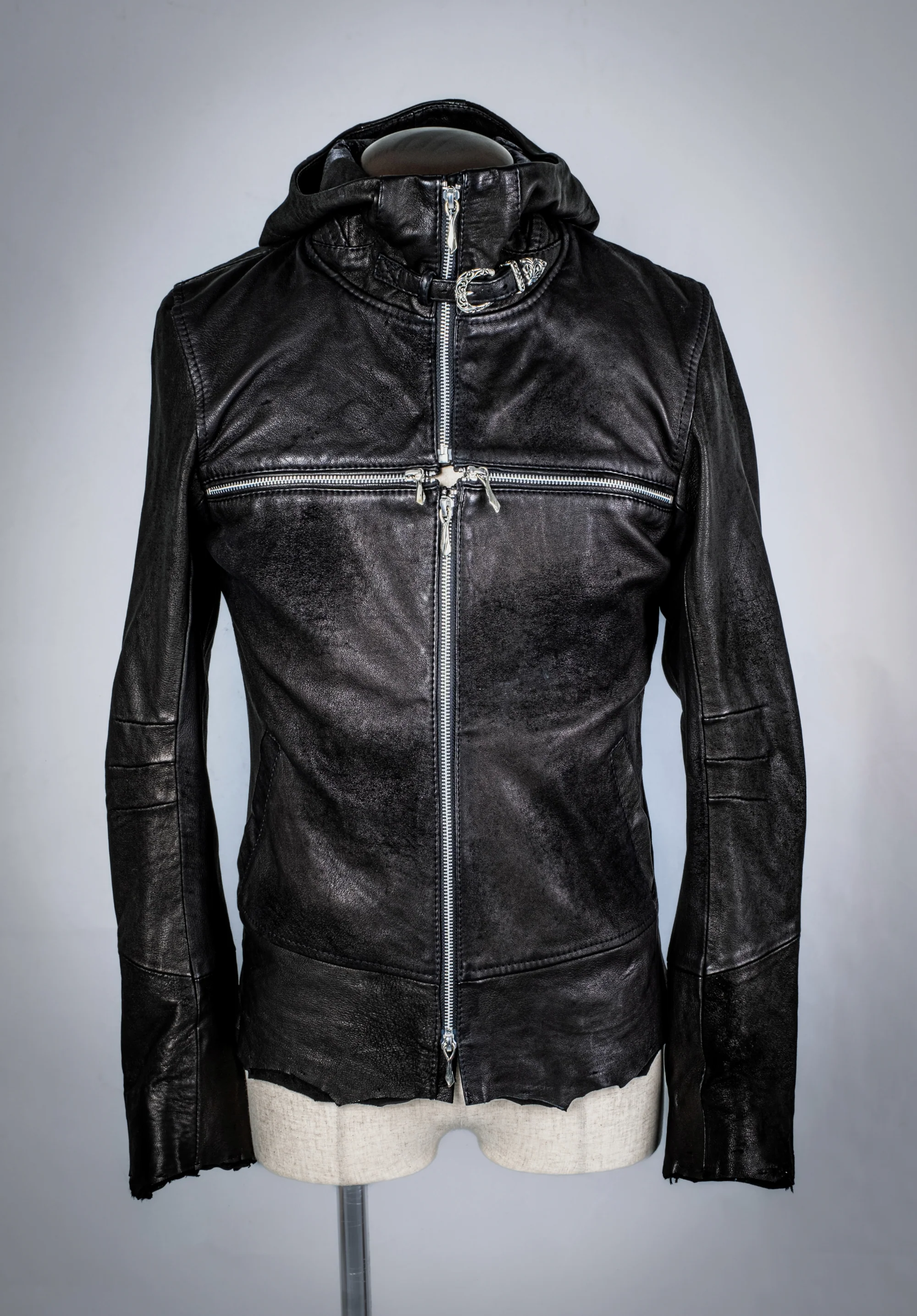 Cross Hoodie 01 Black - Image 3